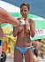 Sexy shots of topless eighteen nubiles on the public beach.