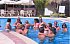 Nudist group pool pics from a intimate family naturist resort.