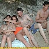 Nudists fellatio sex beach.