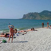 Lots of nudists visited this popular bare beach final summer.