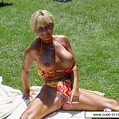 Undressed titties and slits at public porn expo.